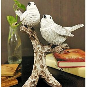 LIFEHAXTORE® Home Decor Lucky Deer Statue Family Piano Finish Ceramic Figures - (Set of 3, Golden Set)